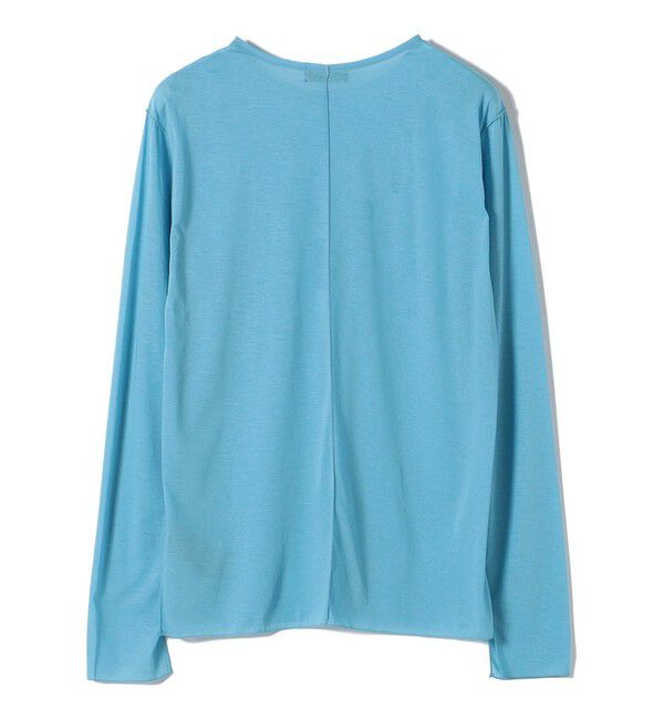 SHIPS for women「SHIPS Primary Navy Label:〈手洗い可能〉コットン ハイゲージ プルオーバー」|Tシャツ・カットソー|