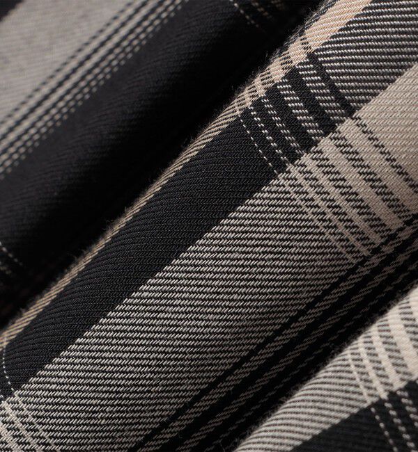 SHIPS any「SHIPS any:〈洗濯機可能〉ペール チェック ギャザー フレア スカート」|スカート|