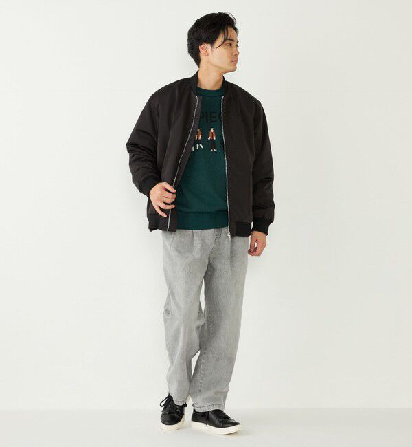 SHIPS Colors 「SHIPS Colors:〈撥水〉THERMOLITE(R) ボア ボマー ジャケット◇」|ブルゾン・スタジャン|