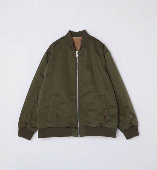 SHIPS Colors 「SHIPS Colors:〈撥水〉THERMOLITE(R) ボア ボマー ジャケット◇」|ブルゾン・スタジャン|