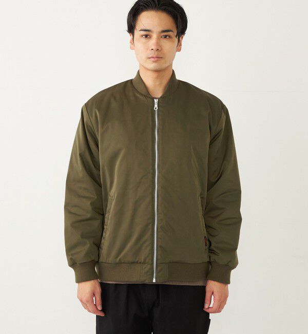 SHIPS Colors 「SHIPS Colors:〈撥水〉THERMOLITE(R) ボア ボマー ジャケット◇」|ブルゾン・スタジャン|