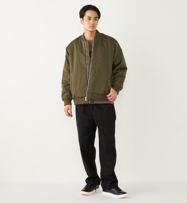 SHIPS Colors 「SHIPS Colors:〈撥水〉THERMOLITE(R) ボア ボマー ジャケット◇」|ブルゾン・スタジャン|