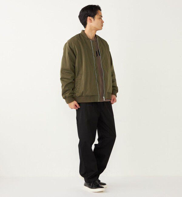 SHIPS Colors 「SHIPS Colors:〈撥水〉THERMOLITE(R) ボア ボマー ジャケット◇」|ブルゾン・スタジャン|