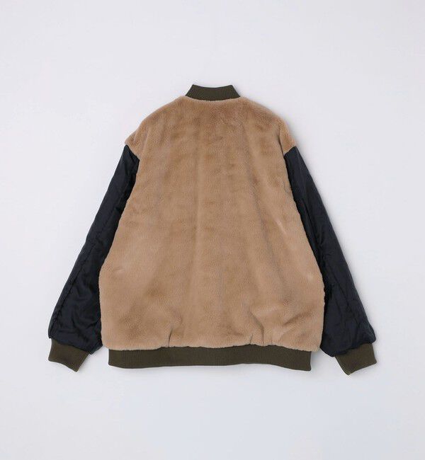 SHIPS Colors 「SHIPS Colors:〈撥水〉THERMOLITE(R) ボア ボマー ジャケット◇」|ブルゾン・スタジャン|