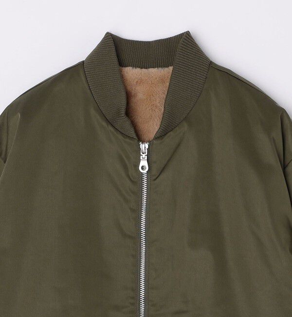 SHIPS Colors 「SHIPS Colors:〈撥水〉THERMOLITE(R) ボア ボマー ジャケット◇」|ブルゾン・スタジャン|