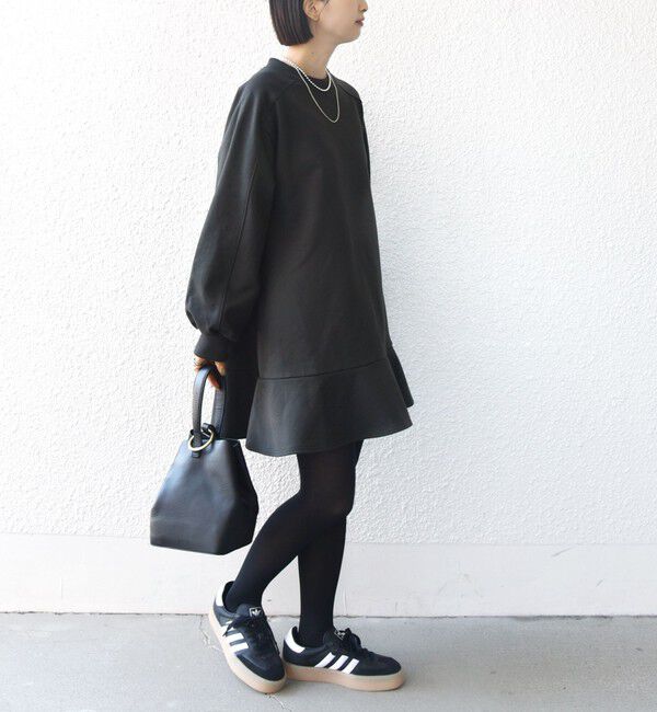 SHIPS for women「【WEB限定】〈着丈が選べる/手洗い可能〉裏毛 フレア チュニック」|チュニック|