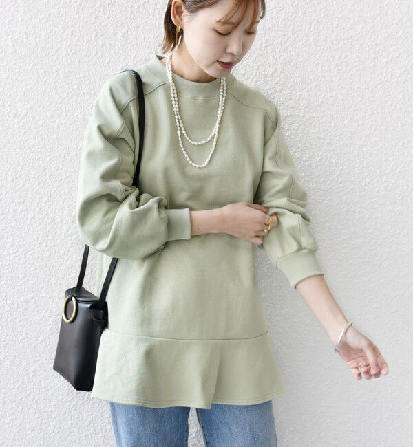 SHIPS for women「【WEB限定】〈着丈が選べる/手洗い可能〉裏毛 フレア チュニック」|チュニック|