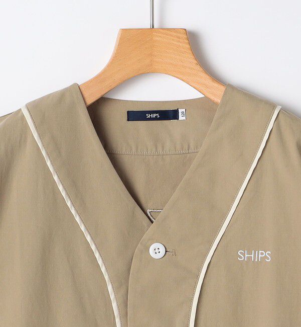 SHIPS KIDS「SHIPS KIDS:140～150cm /  ベースボール シャツ」|シャツ・ブラウス|