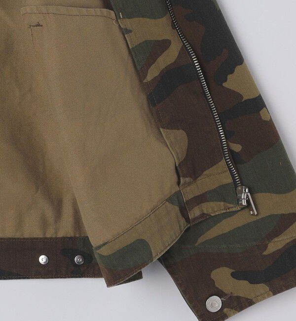 SHIPS「NOMARHYTHM TEXTILE: SIGN PRINT WORK JACKET」|ブルゾン・スタジャン|