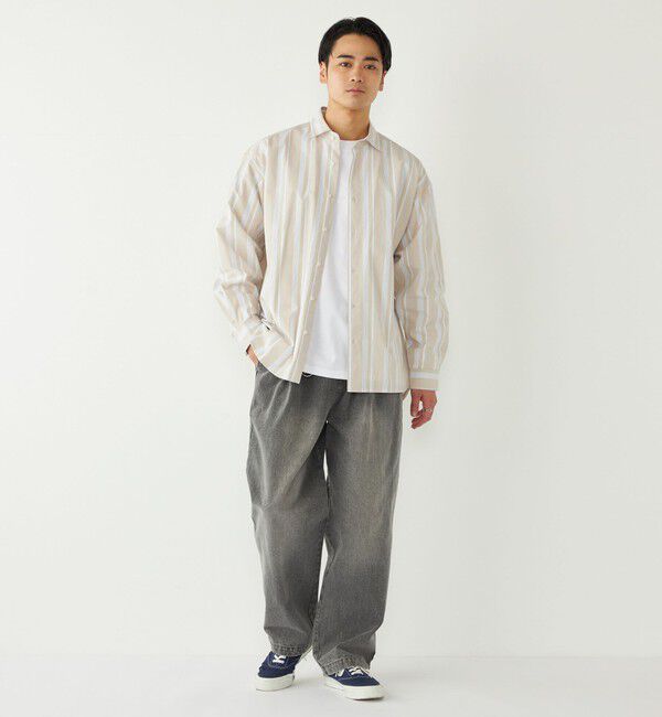 SHIPS Colors 「《予約》SHIPS Colors:ストライプ リラックスフィット シャツ◆」|シャツ・ブラウス|