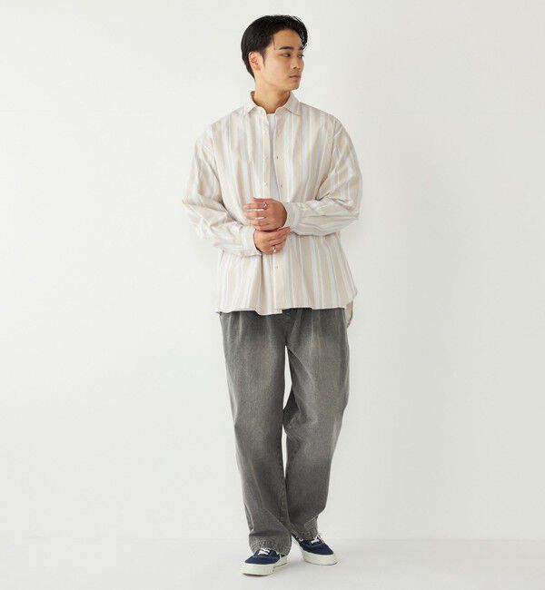 SHIPS Colors 「《予約》SHIPS Colors:ストライプ リラックスフィット シャツ◆」|シャツ・ブラウス|