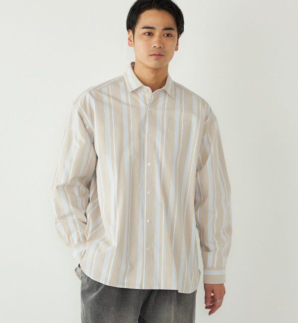 SHIPS Colors 「《予約》SHIPS Colors:ストライプ リラックスフィット シャツ◆」|シャツ・ブラウス|