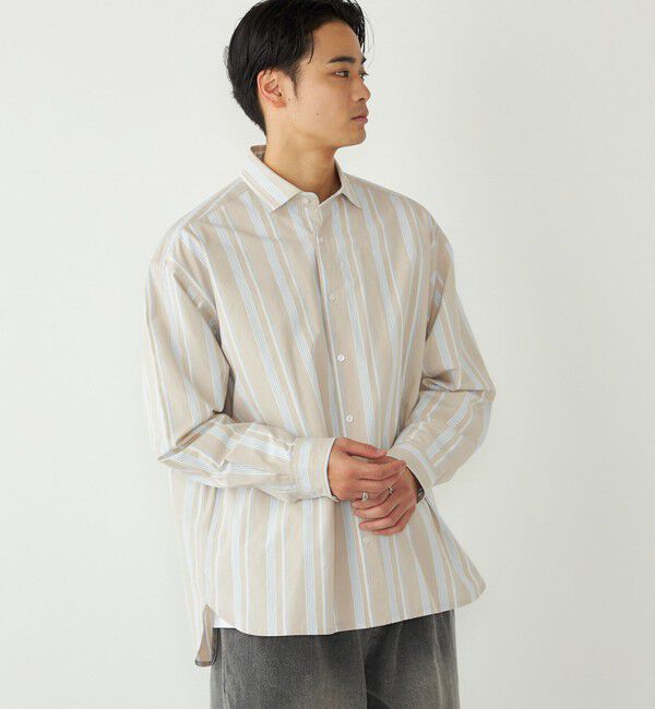 SHIPS Colors 「《予約》SHIPS Colors:ストライプ リラックスフィット シャツ◆」|シャツ・ブラウス|