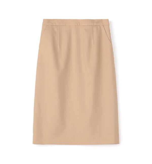 TOMORROWLAND collection「ウールストレッチオックス Iラインスカート」|タイト|