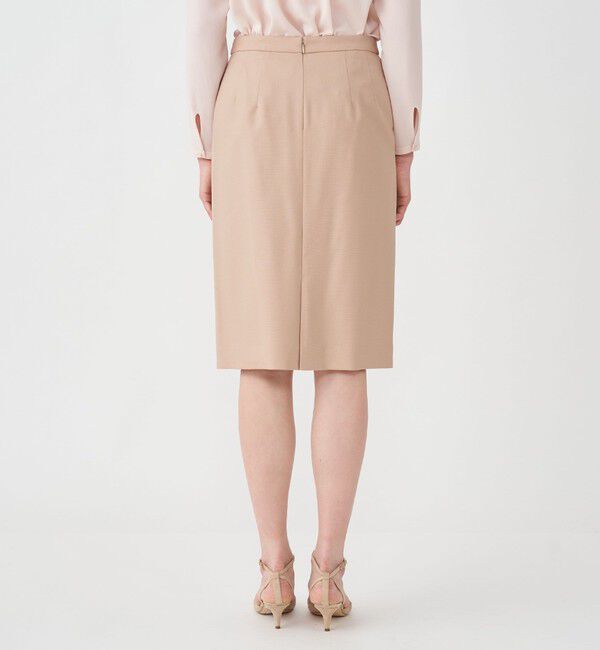 TOMORROWLAND collection「ウールストレッチオックス Iラインスカート」|タイト|