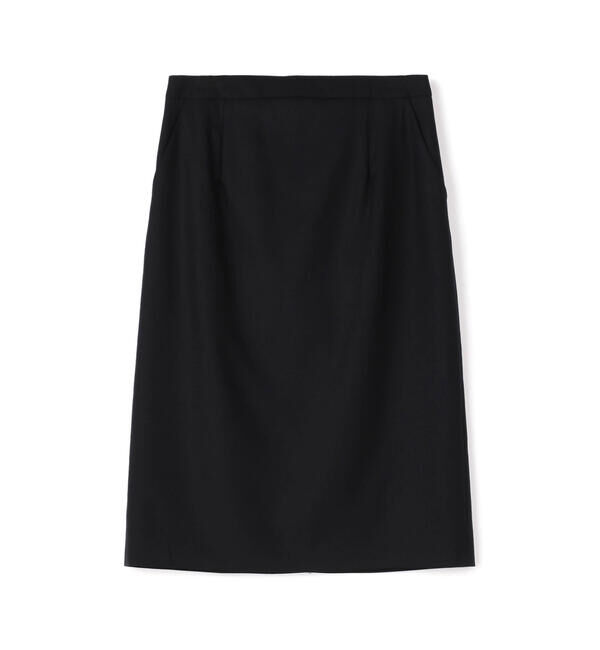TOMORROWLAND collection「ウールストレッチオックス Iラインスカート」|タイト|