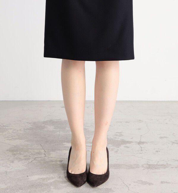 TOMORROWLAND collection「ウールストレッチオックス Iラインスカート」|タイト|