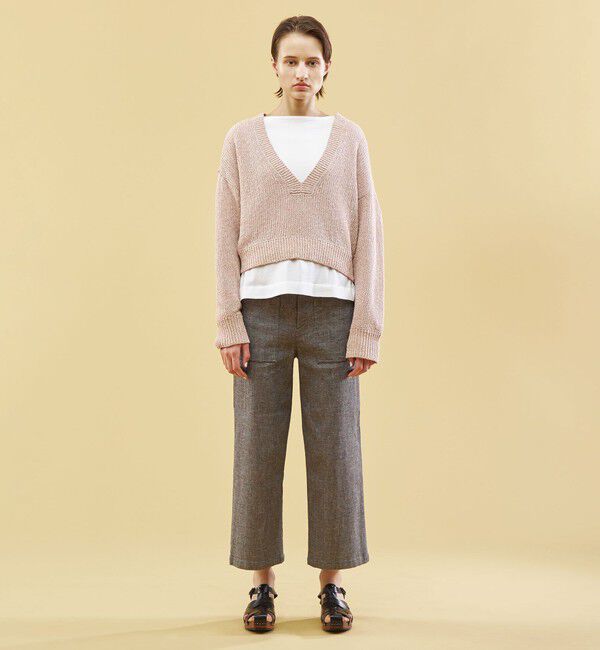 GALERIE VIE「ラスティックヤーン Vネックプルオーバー」|ニット・セーター|
