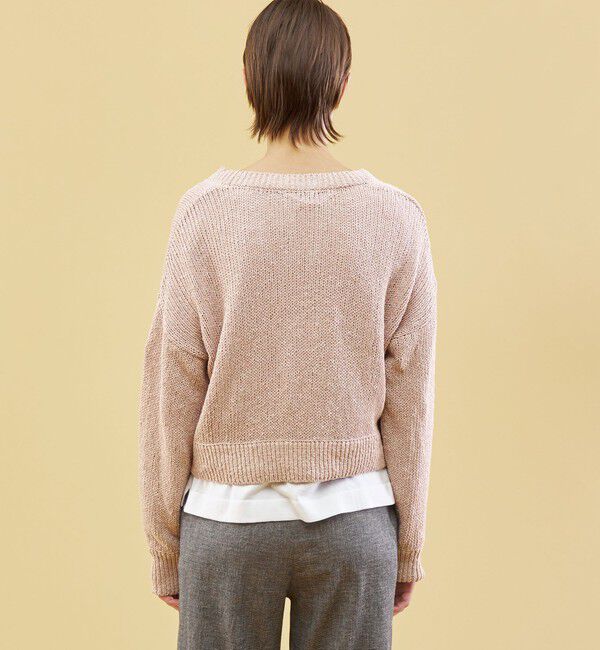 GALERIE VIE「ラスティックヤーン Vネックプルオーバー」|ニット・セーター|