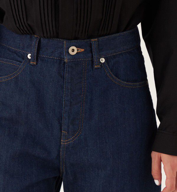 GALERIE VIE「セルヴィッチデニム テーパードパンツ」|デニム|