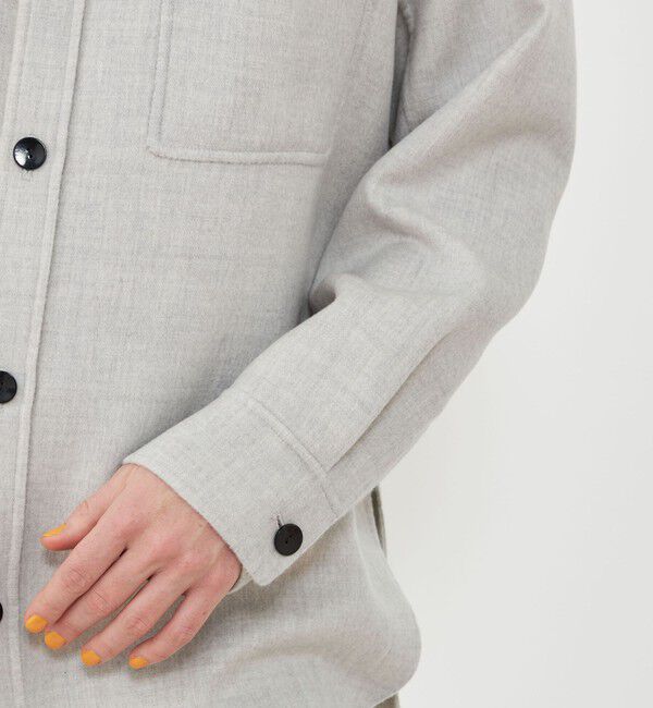 GALERIE VIE「エアーダブルフェイス オーバーシャツブルゾン」|ブルゾン・スタジャン|