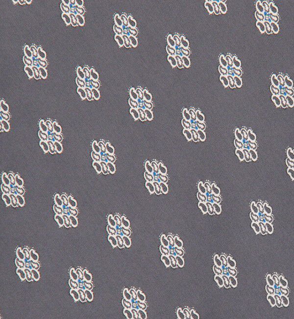 SOULEIADO「ポリエステルプリント バイヤスナロースカート」|フレア|