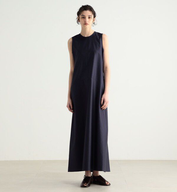 BACCA「コットンバックサテン ロングワンピース」|ワンピース|