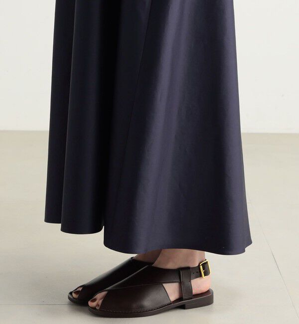 BACCA「コットンバックサテン ロングワンピース」|ワンピース|