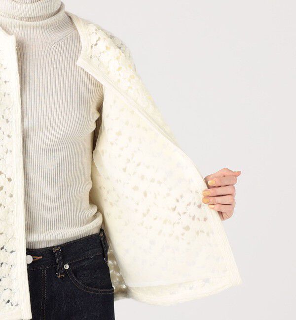 Ballsey「Hailey クルーネックジャケット」|ノーカラージャケット|