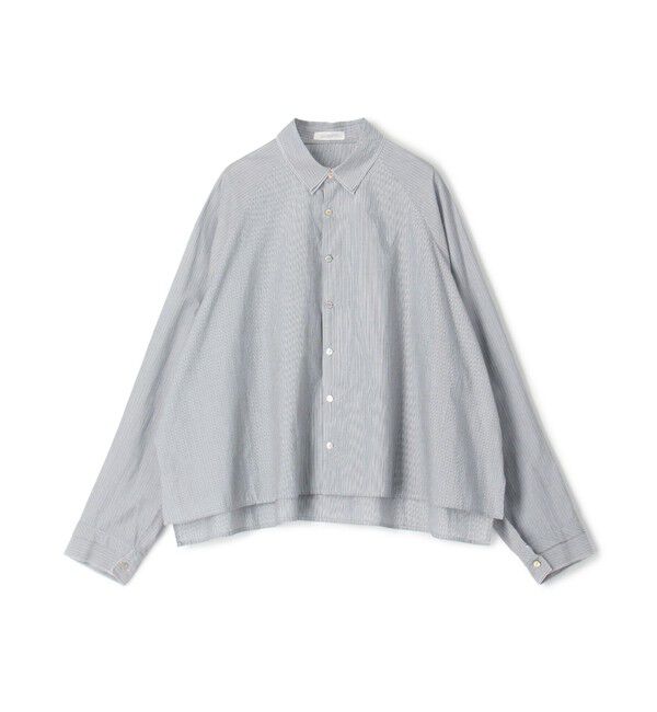 GALERIE VIE「コットン ラグランスリーブ ワイドシャツ」|シャツ・ブラウス|18 ブラック系