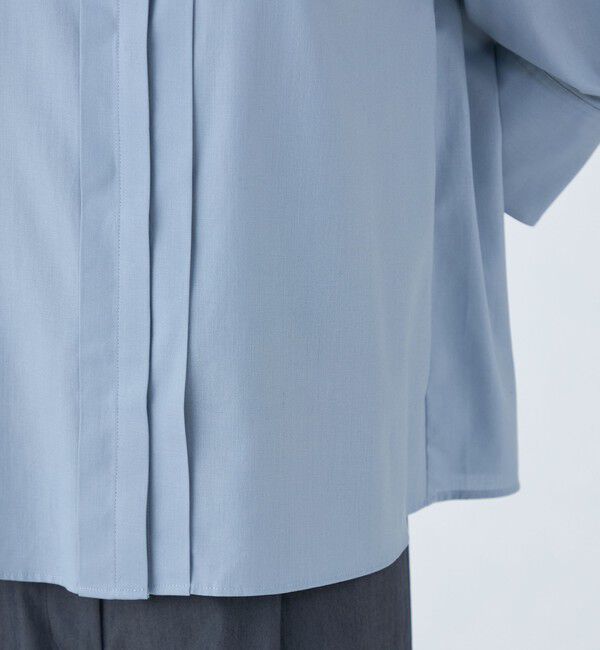 Ballsey「クリスタルコットン ハーフスリーブブラウス」|シャツ・ブラウス|