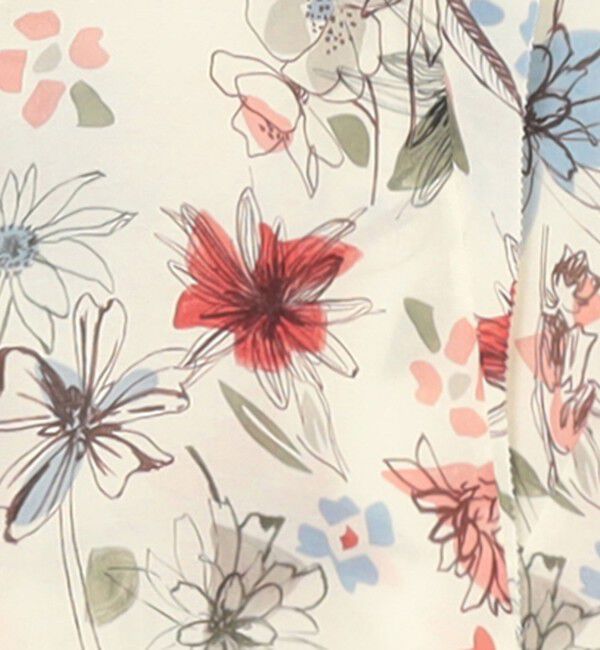 TOMORROWLAND collection「トリビュートフラワー ピコカットスリーブブラウス」|シャツ・ブラウス|