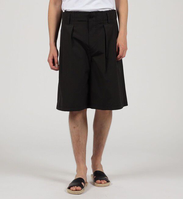 TOMORROWLAND MENS「コットンシャンブレー 2プリーツ ショートパンツ」|その他|