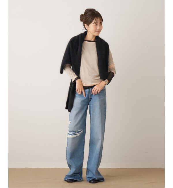 Plage「sheer mesh b/n Tシャツ」|Tシャツ・カットソー|