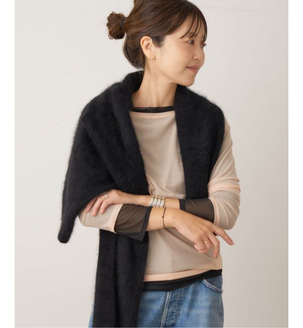 Plage「sheer mesh b/n Tシャツ」|Tシャツ・カットソー|