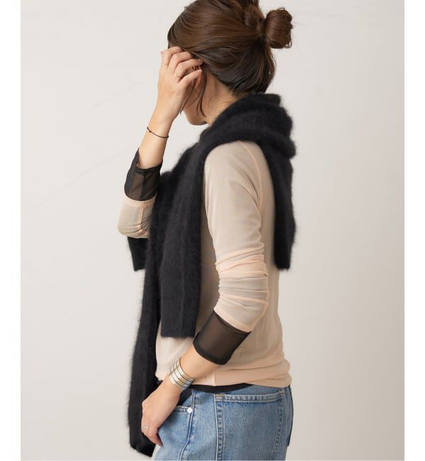 Plage「sheer mesh b/n Tシャツ」|Tシャツ・カットソー|