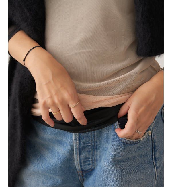 Plage「sheer mesh b/n Tシャツ」|Tシャツ・カットソー|