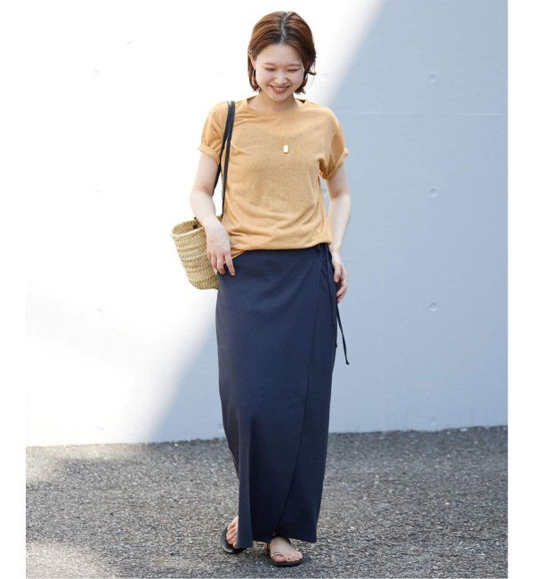 SLOBE IENA「《追加》スラブ5分袖TEE」|Tシャツ・カットソー|