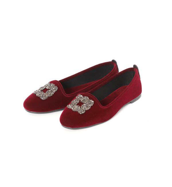 IENA「《WEB限定/追加》MALUS/マリュス VELVET BIJOU SHOES」|その他|