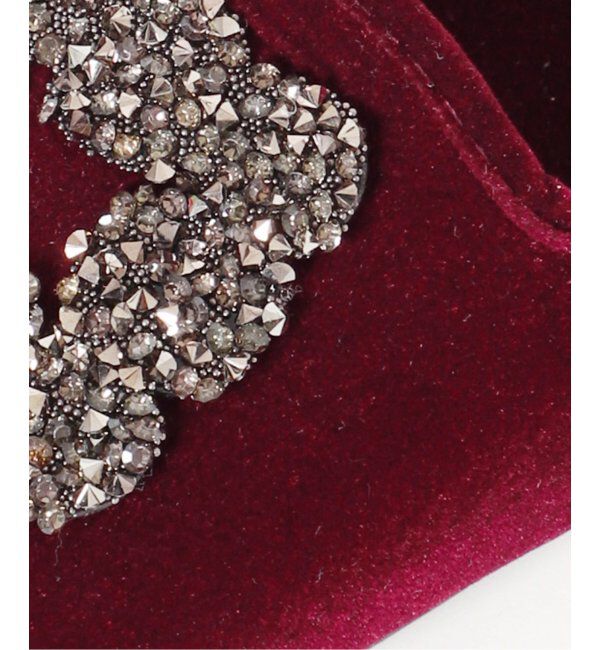 IENA「《WEB限定/追加》MALUS/マリュス VELVET BIJOU SHOES」|その他|