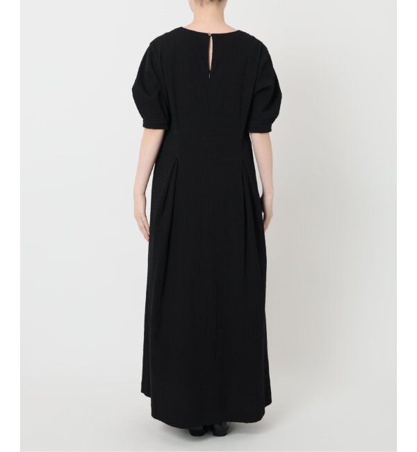 IENA「《WEB限定/追加2》B. サッカーVネックワンピース」|ワンピース|