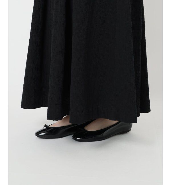 IENA「《WEB限定/追加2》B. サッカーVネックワンピース」|ワンピース|