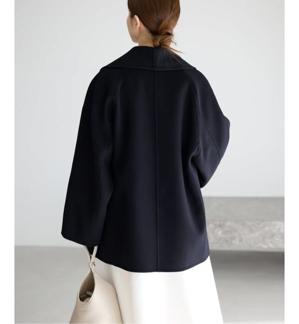 IENA「《追加3》Super160 ショールカラーハーフコート」|その他|