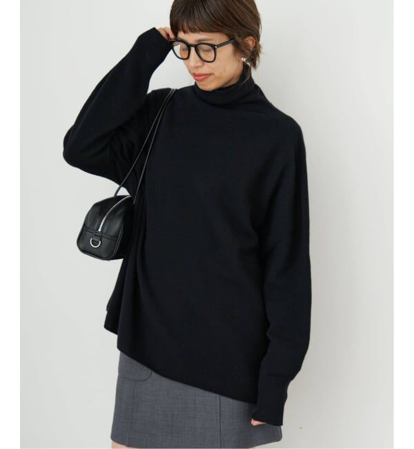 IENA「《追加》Fineニュージーウール ハイネックプルオーバー」|ニット・セーター|
