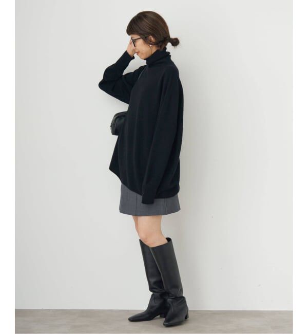 IENA「《追加》Fineニュージーウール ハイネックプルオーバー」|ニット・セーター|