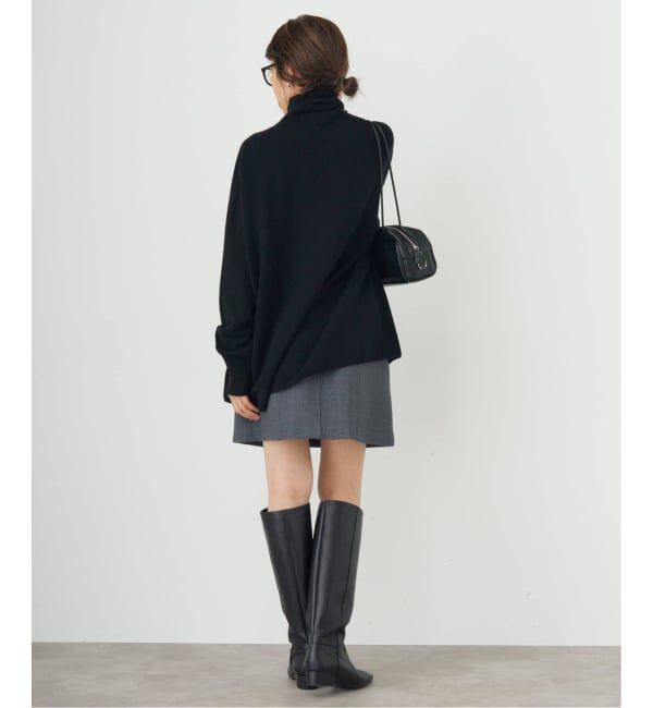 IENA「《追加》Fineニュージーウール ハイネックプルオーバー」|ニット・セーター|