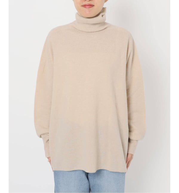 IENA「《追加》Fineニュージーウール ハイネックプルオーバー」|ニット・セーター|