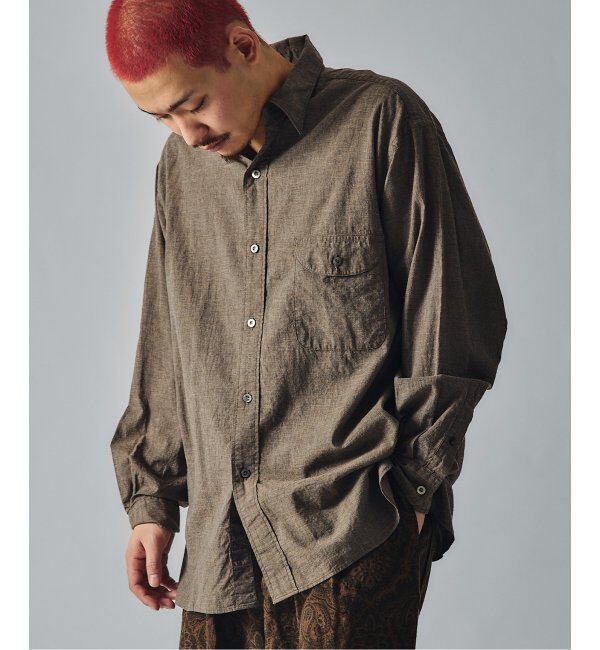 J.S.Homestead「J.S.Homestead / オーガニックポプリン 1フラップシャツ」|シャツ・ブラウス|