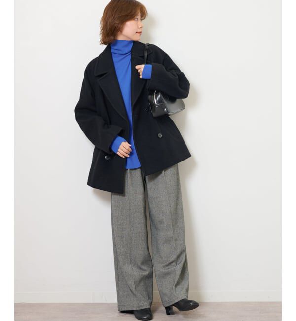 WEB限定追加》尾州ウールショートPコート（JOURNAL STANDARD relume