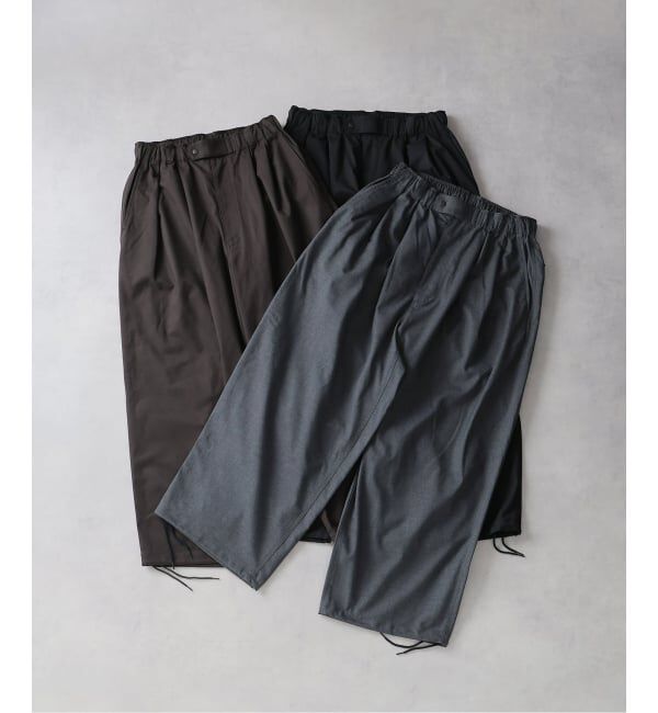 J.S.Homestead「J.S.Homestead / T/R ギャバジン エアー クルー パンツ」|スラックス|